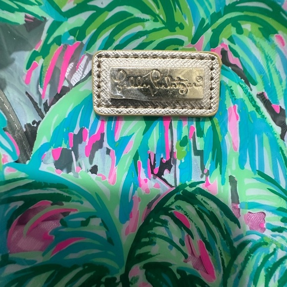 Lilly Pulitzer Tropical Palm Print Wristlet NWOT - Picture 2 of 2